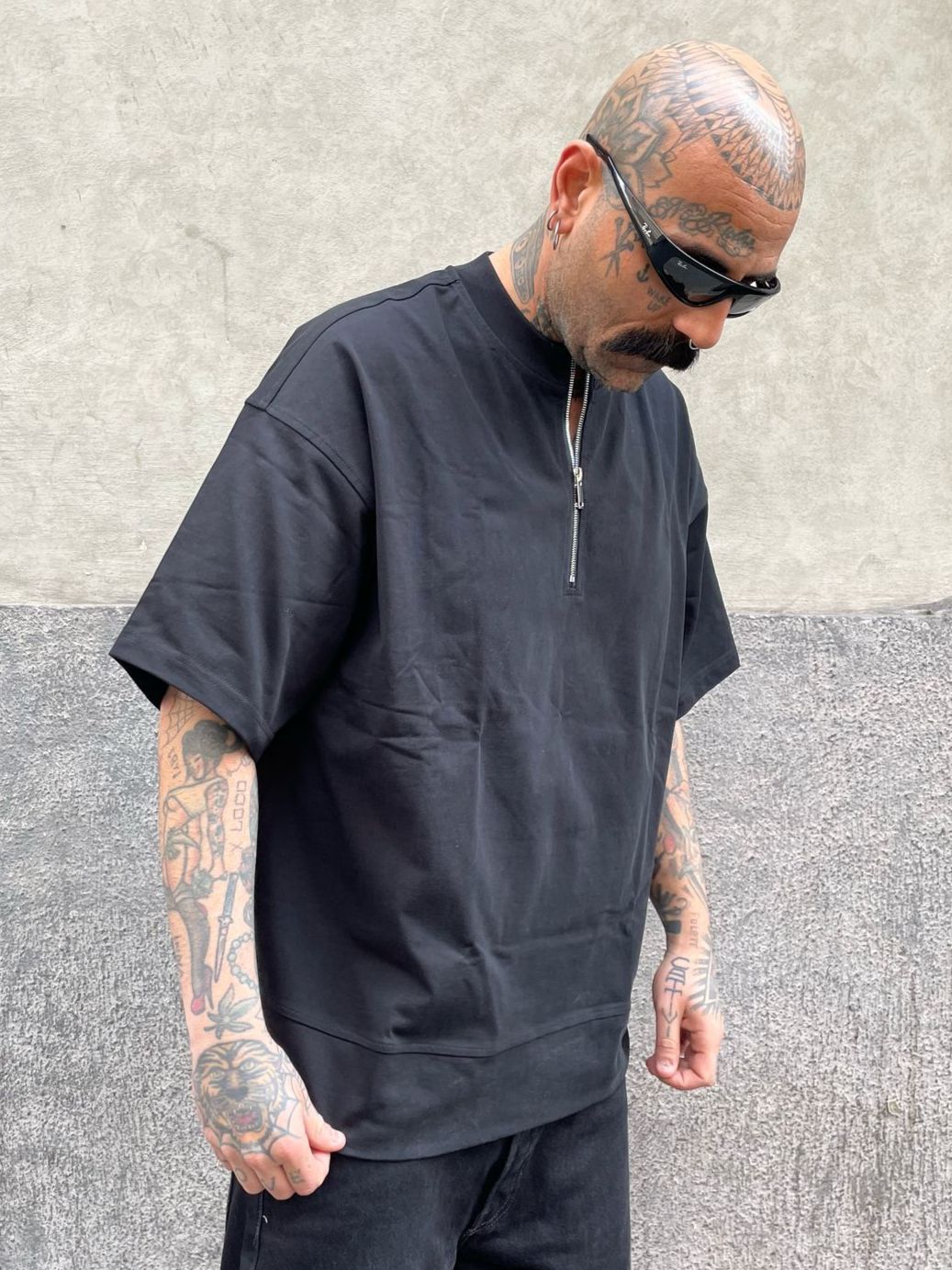T-SHIRT COREANA ZIP