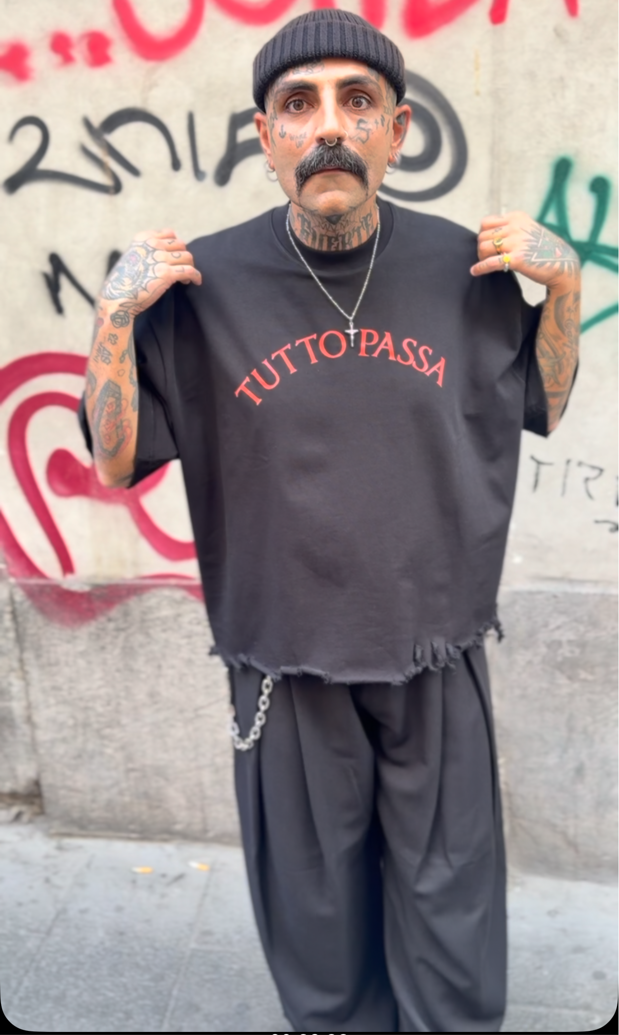 SHIRT DESTORIED TUTTO PASSA