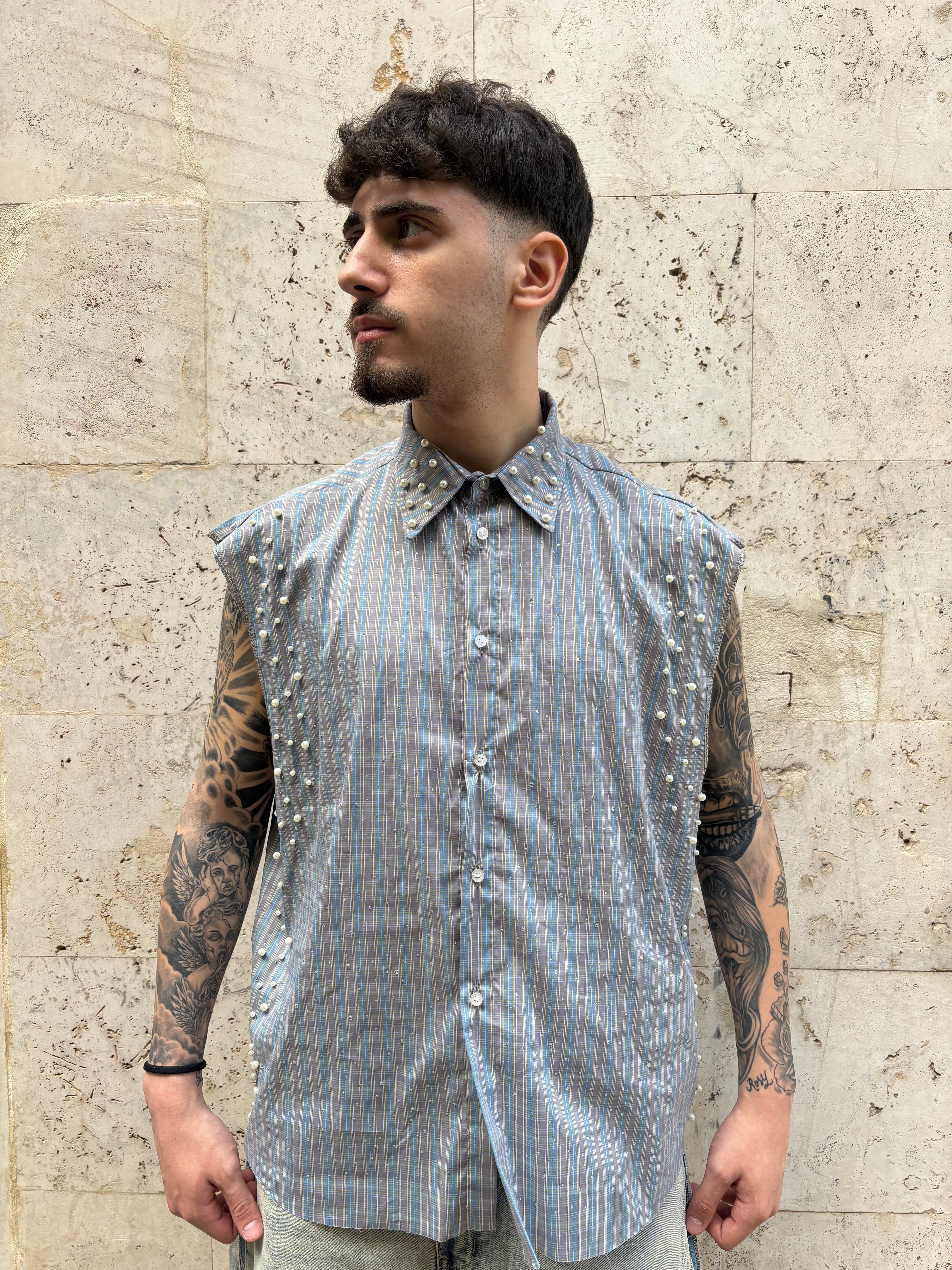 CAMICIA STRASS