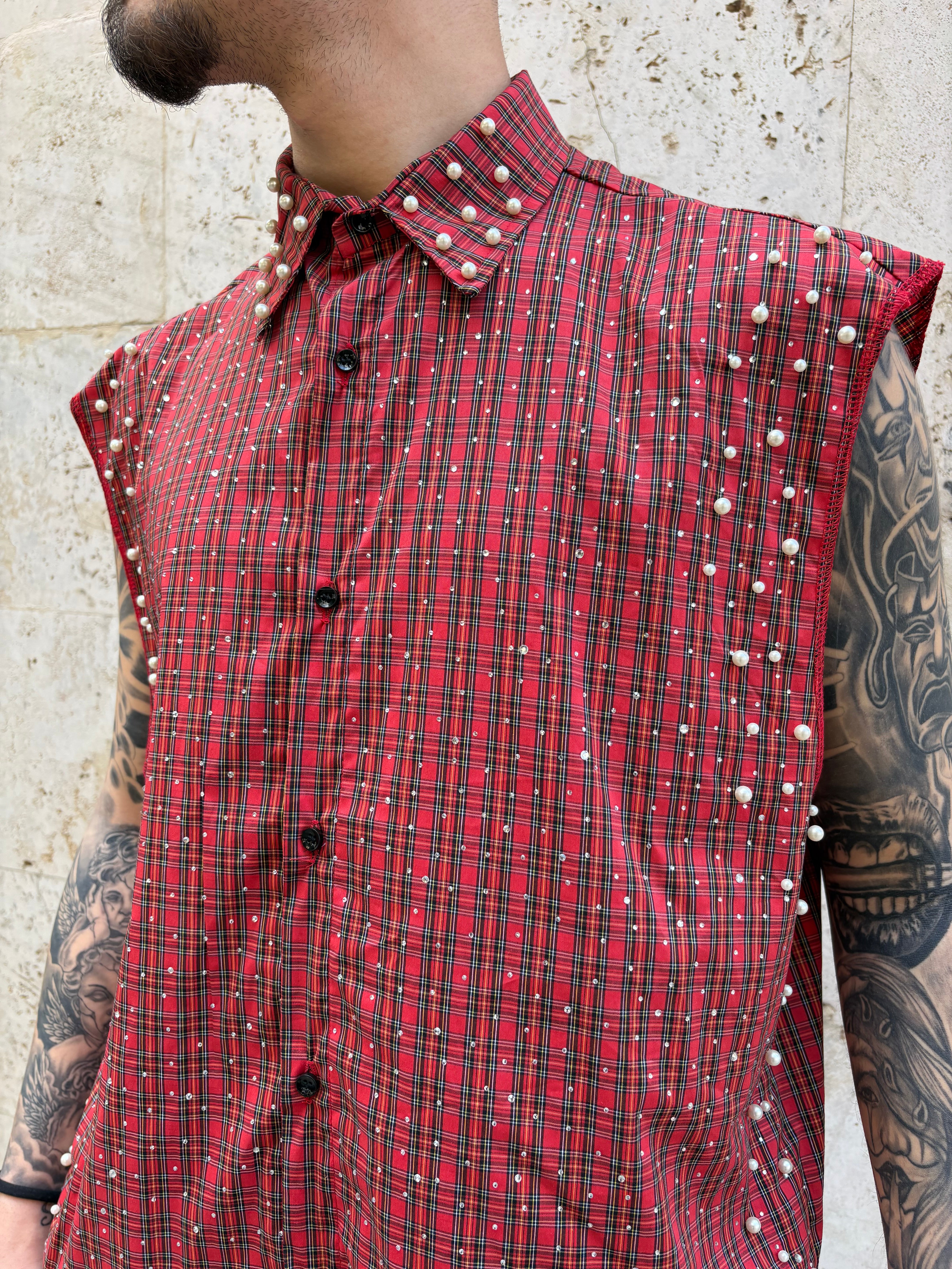 CAMICIA STRASS